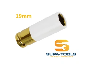 Tuercas de rueda de 19 mm llave de enchufe tuerca inserción llantas de aluminio tuerca de enchufe - Imagen 1 de 3