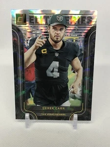 2022 Donruss Football The Elite Series #ES-8 Derek Carr Las Vegas Raiders - Picture 1 of 2