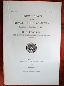 Proceedings of the Royal Irish Academy -  2 issues - 1955 - Archaeology Section - Picture 1 of 3
