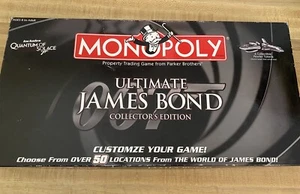 Preowned "Monopoly Ultimate James Bond Collector's Edition" 90% Complete - Picture 1 of 16