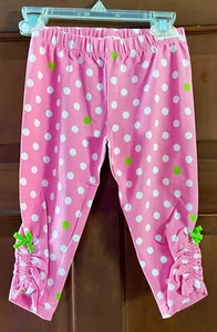 Hatley Girls' Retro Dot Ruched Cropped Leggings - Picture 1 of 1