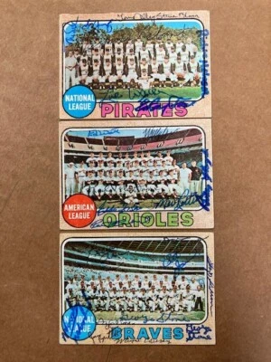 Atlanta Braves Signed 1968 Topps Team Card(10sig)Pat Jarvis,Ty Cline,Skip Quinn - Image 1 of 2