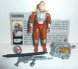 G.I.JOE 1988 CHARBROIL LOOSE + 100% COMPLETE WITH FILE CARD COBRA GI JOE - Bild 1 von 1