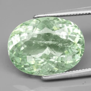 ๐ 8.80ct 14.5x11mm Oval Natural Green Beryl - Mozambique Gemstone - Picture 1 of 4