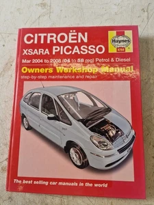 Haynes Workshop Manual Citroen Xsara Picasso. Hardback . 2004 to 2008 - Picture 1 of 6