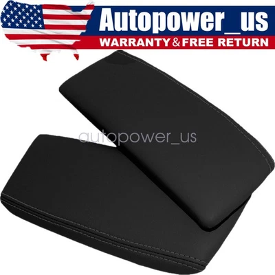 05 2006-2010 Para Acura RL Cuero Consola Central Tapa Apoyabrazos Cubierta Color Negro Foto 1 de 4