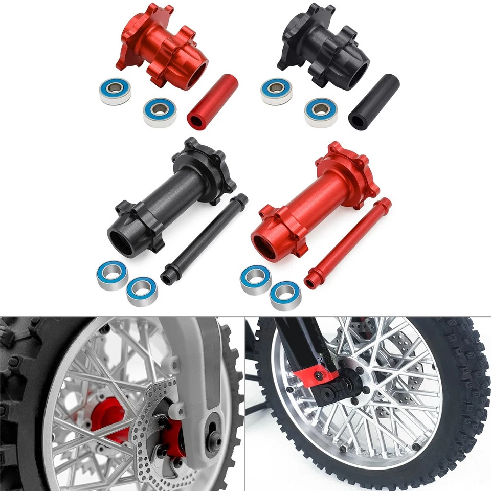 Front Or Rear Aluminum 7075 Wheel Hub Set For 1/4 LOSI Promoto-MX Upgrade Parts - Image 1 of 1