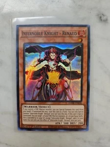 Yu-Gi-Oh! TCG: Infernoble Knight - Renaud - AMDE-EN038 - Super Rare - NM - Picture 1 of 2