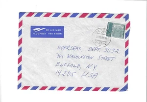 SCHWEIZ 1980 Brief verschickt von Vetroz nach USA - Bild 1 von 2
