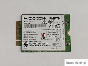Dell DW5820e Mobile Broadband 4G LTE M.2 WWAN Card - WCDMA - 450 Mbps FMK7H - Picture 1 of 1