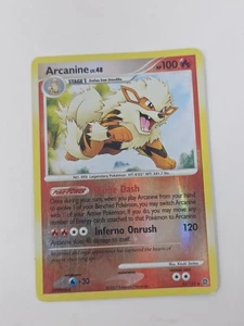 2007 Pokémon Arcanine Lv.48 Holo Rare Card 22/132 DPBP#064 Flame Dash - Picture 1 of 2