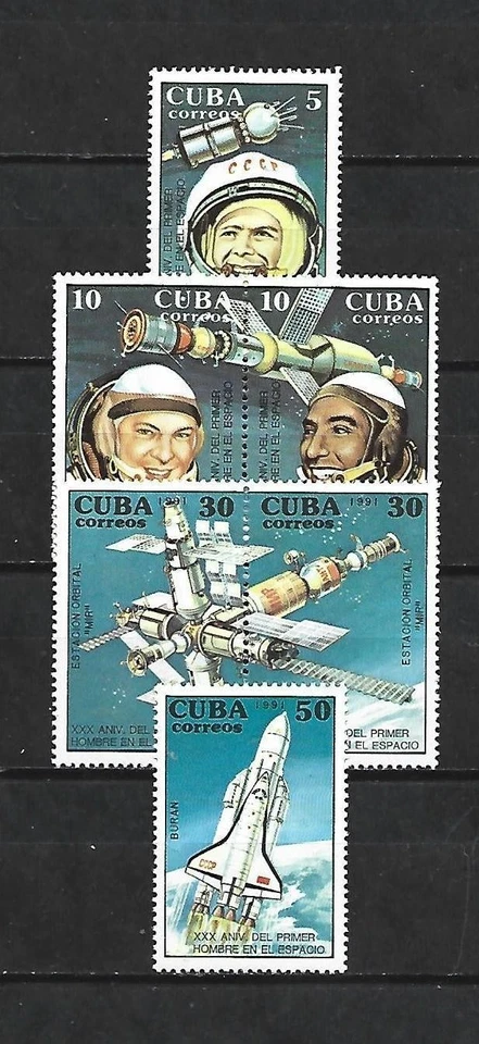 CARIBE. Año: 1991. Tema: 30º ANIV. DEL PRIMER VUELO HUMANO EN EL ESPACIO. - Imagen 1 de 1