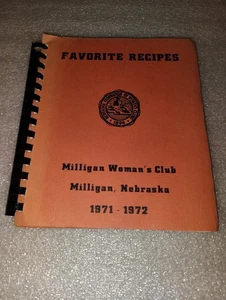 Favorite Recipes Milligan Woman's Club 1971-1972 Nebraska Cookbook - Picture 1 of 4
