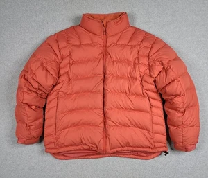 Cabela's Goose Down Full-Zip Pink Salmon 650 Fill Puffer Coat Women's Large - Picture 1 of 11