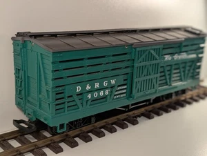 LGB 4068 Spur G Denver & Rio Grande Western (D&RGW) Stock Car - Bild 1 von 5