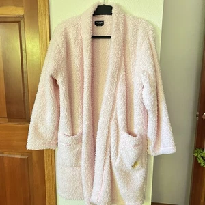 Kate Spade Sherpa Fleece Morgenmantel Pastell Rosa XS/S Kuschelig Weich Lounge Bademantel - Bild 1 von 7