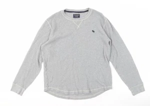 Abercrombie & Fitch Men's Grey Knit Jumper, Medium - Picture 1 of 12