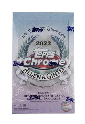 2022 TOPPS ALLEN & GINTER CHROME BASEBALL HOBBY BOX - Image 1 of 4