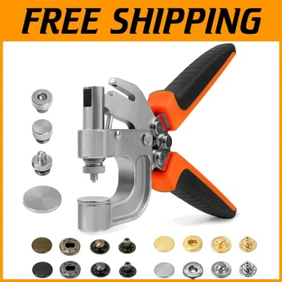 Metal Snap Fasteners Set for Clothing & Accessories - Image 1 of 4