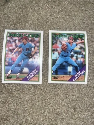 1988 Topps Philadelphia Phillies You Pick The Player Card - Image 1 of 4