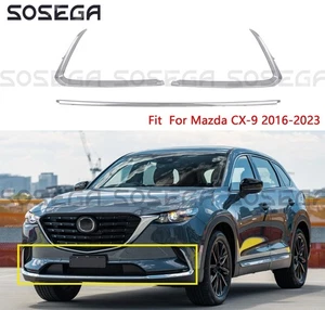 For Mazda CX-9 2016-2023 Front Left Right Bumper Face Bar Trim Molding Step Pad - Picture 1 of 16