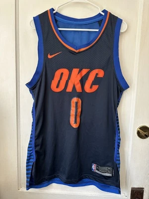 Russell Westbrook NBA Nike OKC Thunder Statement Edition Authentic Jersey 50 +4 - Image 1 of 4