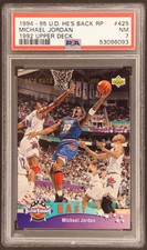 1994-95   Upper Deck He's Back  Michael Jordan   #425  PSA 7   Chicago Bulls