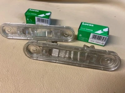 Aston Martin Vantage 1993-2000 550bhp & V8 Lagonda Hella pair number plate lamps - Image 1 of 4