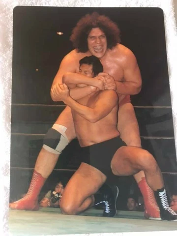 André the Giant  wwf wwe NEW JAPAN poster VINTAGE Rare underlay 25cm Cover