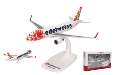 MODELLINO AEREO STATICO HERPA AIRBUS A320 EDELWEISS HELP ALLIANCE SCALA 1:200 - Immagine 1 di 4
