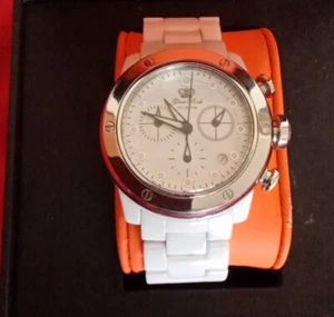 Glam rock Watch Woman Analog Quartz Round Swiss Made GR50100 Diamonds Genuin - Picture 1 of 10