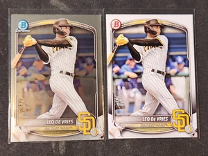 LEO DE VRIES 2-LOT 2025 Bowman Chrome Prospects/Carta #59 SAN DIEGO PADRES come nuovo - Foto 1 di 2