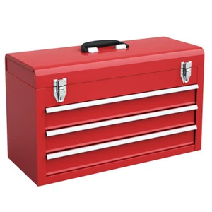 Organizador mecánico garaje caja de herramientas portátil con 3 cajones - Imagen 1 de 12