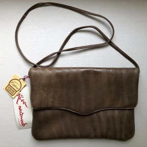 80s KCee Wildwood of California Purse Vintage Leather Bag NOS with Tags Made USA - Picture 1 of 13