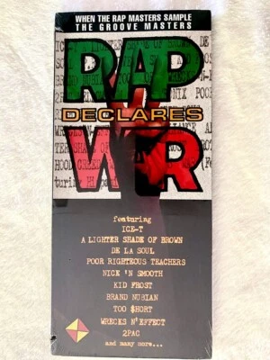 RAP DECLARES WAR 2PAC ICE-T SEALED LONGBOX BEASTIE BOYS CD PROMO BOX DE LA SOUL - Image 1 of 4
