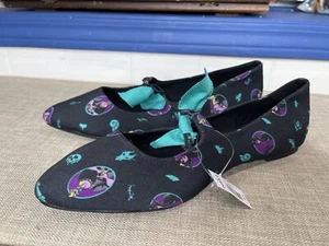 New! Torrid Shoes | Torrid X . Size 9.5 Disney Villains Mary Jane Flats - Picture 1 of 5