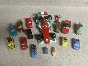 Disney Pixar Cars Lot Of 16 Diecast Metal and Plastic Mixed Characters - Picture 1 of 5
