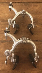 Coppia pinze freno Campagnolo Record, da incasso, ottime condizioni, anni 70/80 - Foto 1 di 11