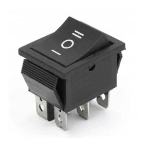 Wippschalter 3-Positionen EIN-AUS-EIN Schalter DPDT 12V 24V 250V - Picture 1 of 3