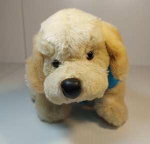 Ganz Webkinz Yellow Labrador Lab Golden Retriever Dog w/robe 2007 HM153 No Code