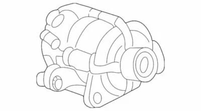 Conjunto de alternador de transmisión automática Ford 2003-2004 Focus 1S7Z10346BE OEM NUEVO Foto 1 de 2