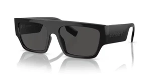 BURBERRY SUNGLASSES BE4397U 300187 MICAH BLACK FRAME DARK GREY LENS 145mm - Picture 1 of 8