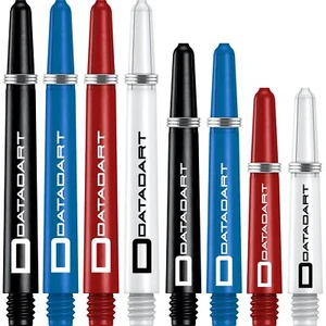 5 SETS [15] Datadart Signature Nylon Dart Schäfte Shafts + Federn 3 Längen - Bild 1 von 5