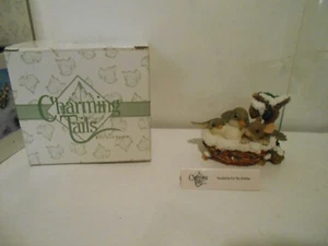 Fitz & Floyd Charming Tails "Nestled In For The Holidays" 87/101 Dean Griff - Picture 1 of 9
