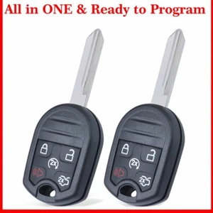2 for 2012 2013 2014 2015 2016 2017 Ford Expedition Flex Remote Start Key Fob 5B - Picture 1 of 6