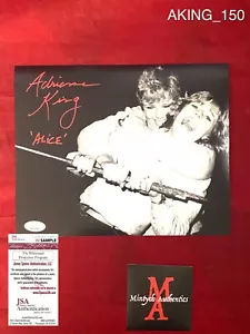 ADRIENNE KING AUTOGRAPHED SIGNED 8x10 PHOTO! FRIDAY THE 13TH! JSA COA! ALICE! - Picture 1 of 1