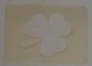 2 x Shamrock face paint stencils rugby reusable Ireland 6 nations St. Patricks - Picture 1 of 3