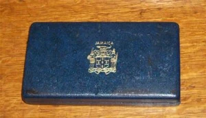 1970 JAMAICA PROOF SET GIFT BOX FRANKLIN MINT LOW MINTAGE 5K MATTE FINISH 6 COIN - Picture 1 of 5