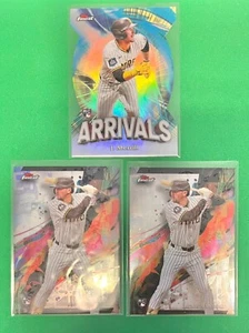 2024 Topps Finest Jackson Merrill Rookie Lot (Common/Refractor/Insert Refractor) - Bild 1 von 2