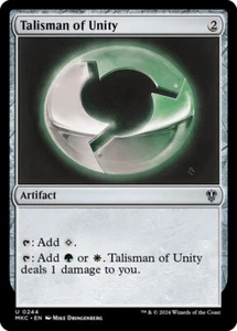 Talisman of Unity 0244 MTG Commander MKC Uncommon NP - Picture 1 of 1